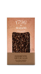 "Le Golose" 1796 Dark Chocolate Bar with Cocoa Grains by Majani