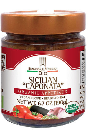 Bianco Rosso Organic- Sicilian Eggplant Caponata