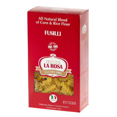 Fusilli Gluten Free Corn & Rice Pasta By La Rosa