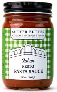 Sutter Buttes Italian Pesto Pasta Sauce