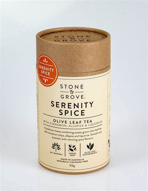Stone and Grove Serenity Spice Olive Leaf Tea